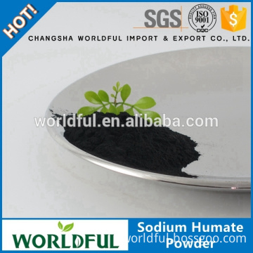 High quality 100% water soluble sodium humate powder, animal feed additive, high content amino acid